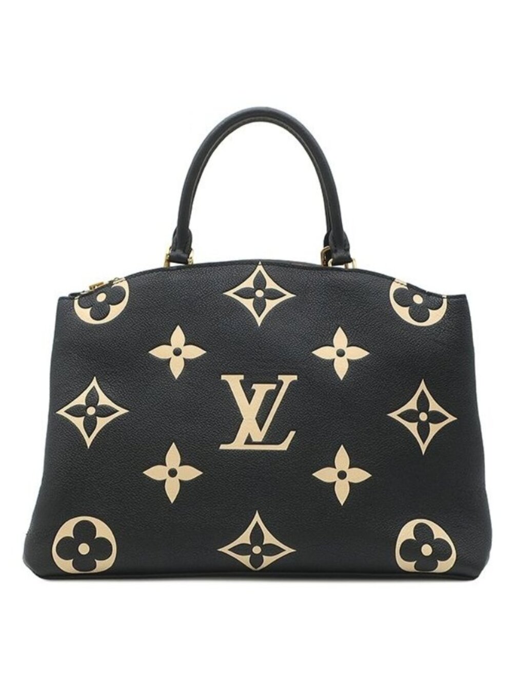 Louis Vuitton 2-Way Bag Grand Palais MM Leather Bicolor Monogram Empreinte